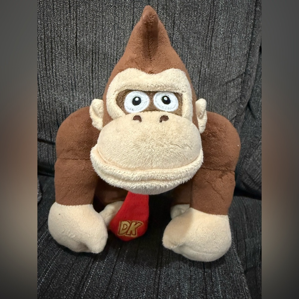 Nintendo Donkey Kong Plush - Brown and Cream